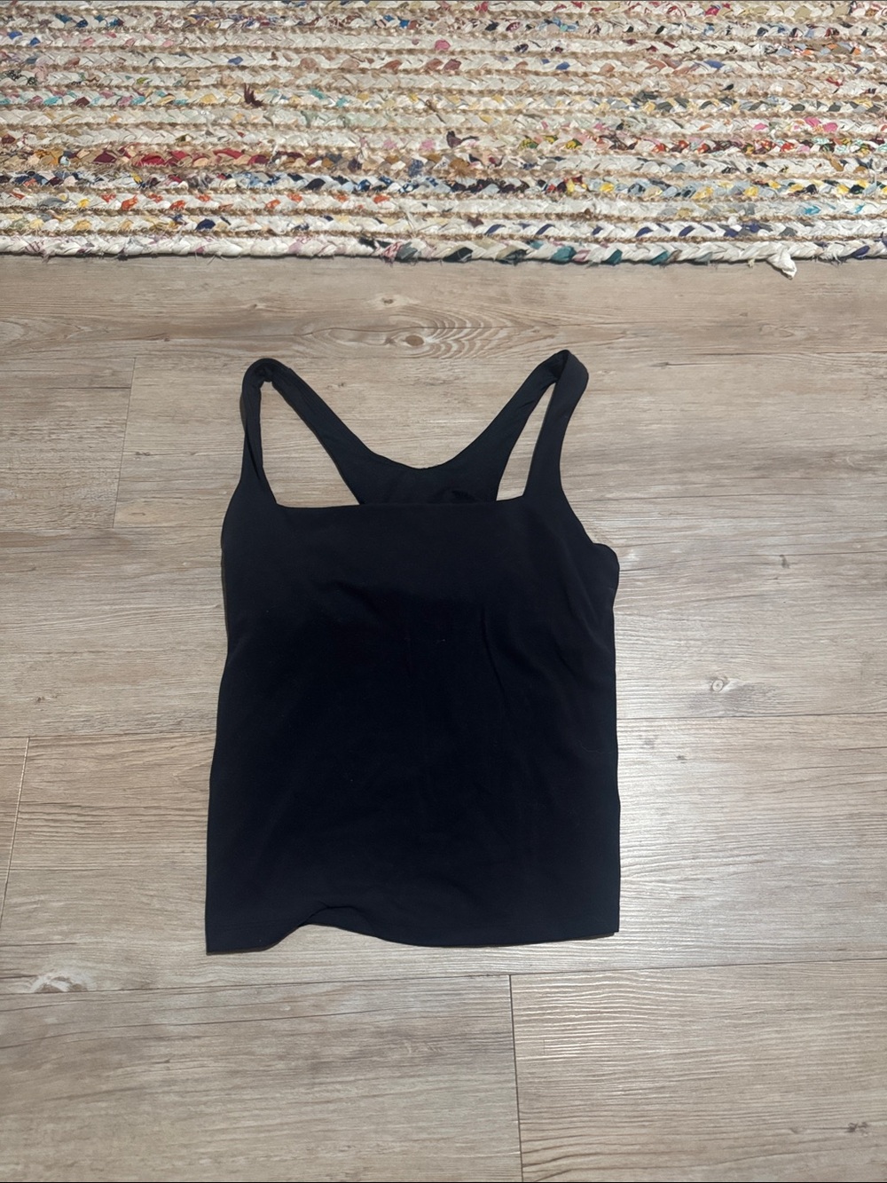 Target Black Square Neck Tank Top